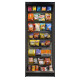 All State ASMMS271-DO Micro Market Display Stand with Oak Slats 27